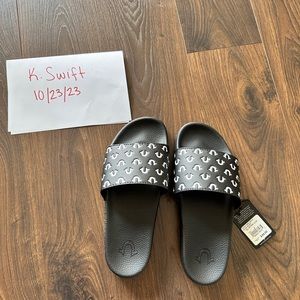 True Religion Unisex Slides